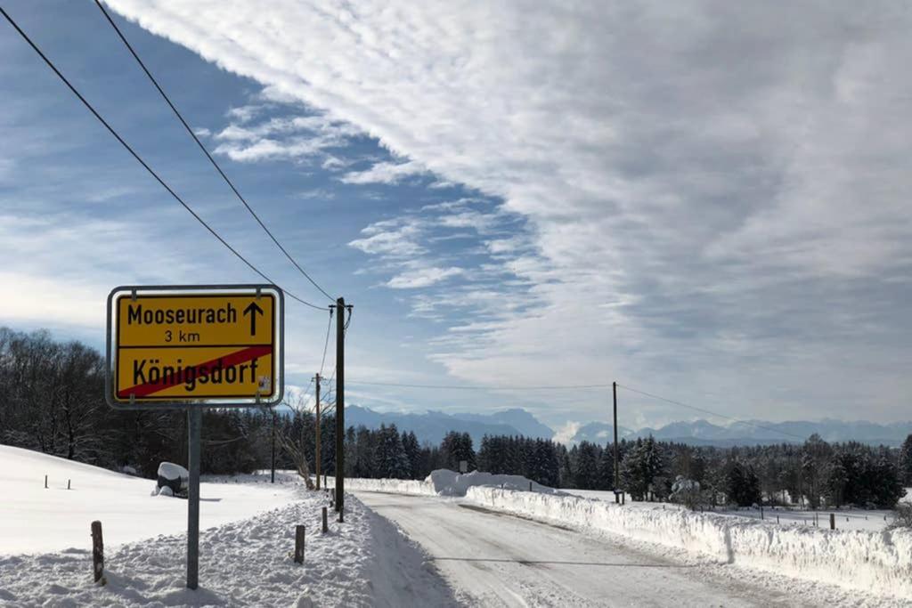 Ferienhaus Koenigsdorf - Urlaub Im Toelzer Land Konigsdorf Kültér fotó